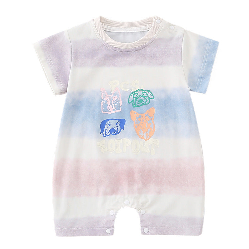 Cute Baby Romper – Adorable Short Sleeve Cotton Onesie for Effortless Playtime - Pretty & Polished