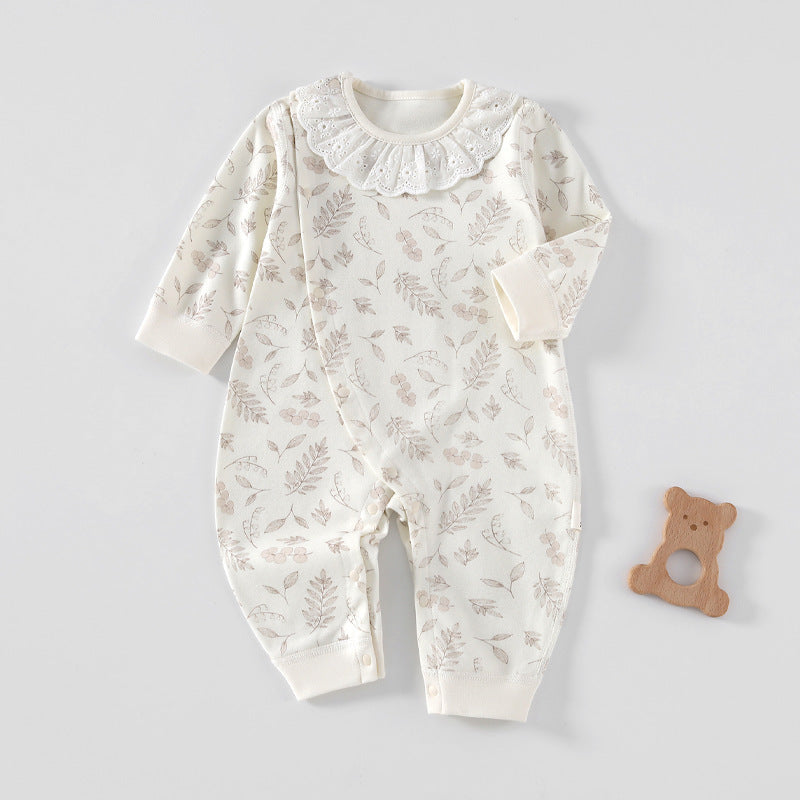Comfortable Newborn Baby Bodysuit – Stylish Unisex Long Sleeve Onesie for All Seasons - Pretty & Polished