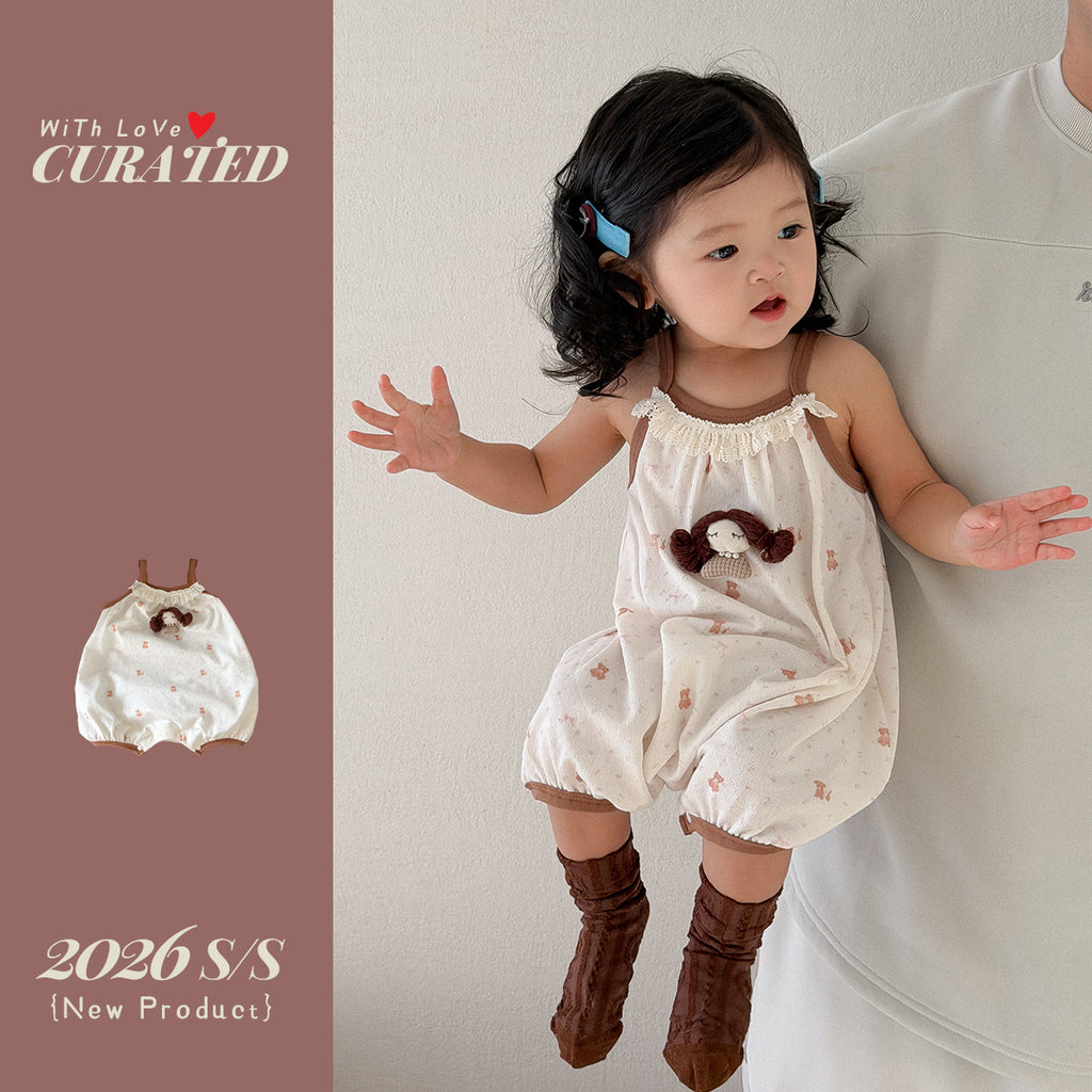 Lightweight Girls Baby Romper - Stylish, Comfy & Perfect for Summer Adventures! - Pretty & Polished