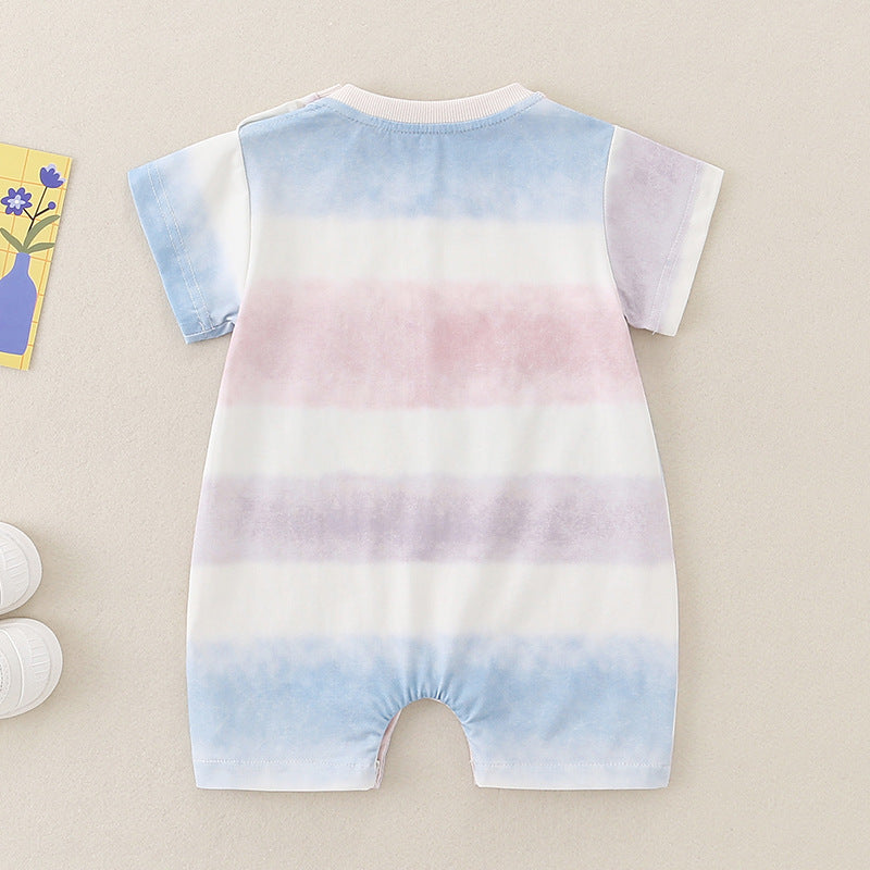 Cute Baby Romper – Adorable Short Sleeve Cotton Onesie for Effortless Playtime - Pretty & Polished