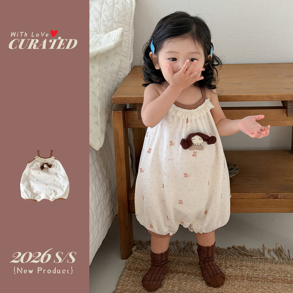 Lightweight Girls Baby Romper - Stylish, Comfy & Perfect for Summer Adventures! - Pretty & Polished