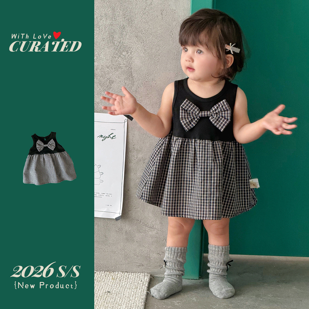 Charming Baby Sleeveless Dress – The Perfect Summer Essential for Your Little One - Pretty & Polished