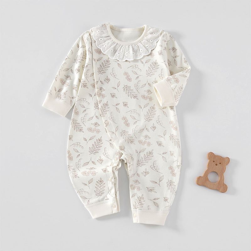 Comfortable Newborn Baby Bodysuit – Stylish Unisex Long Sleeve Onesie for All Seasons - Pretty & Polished