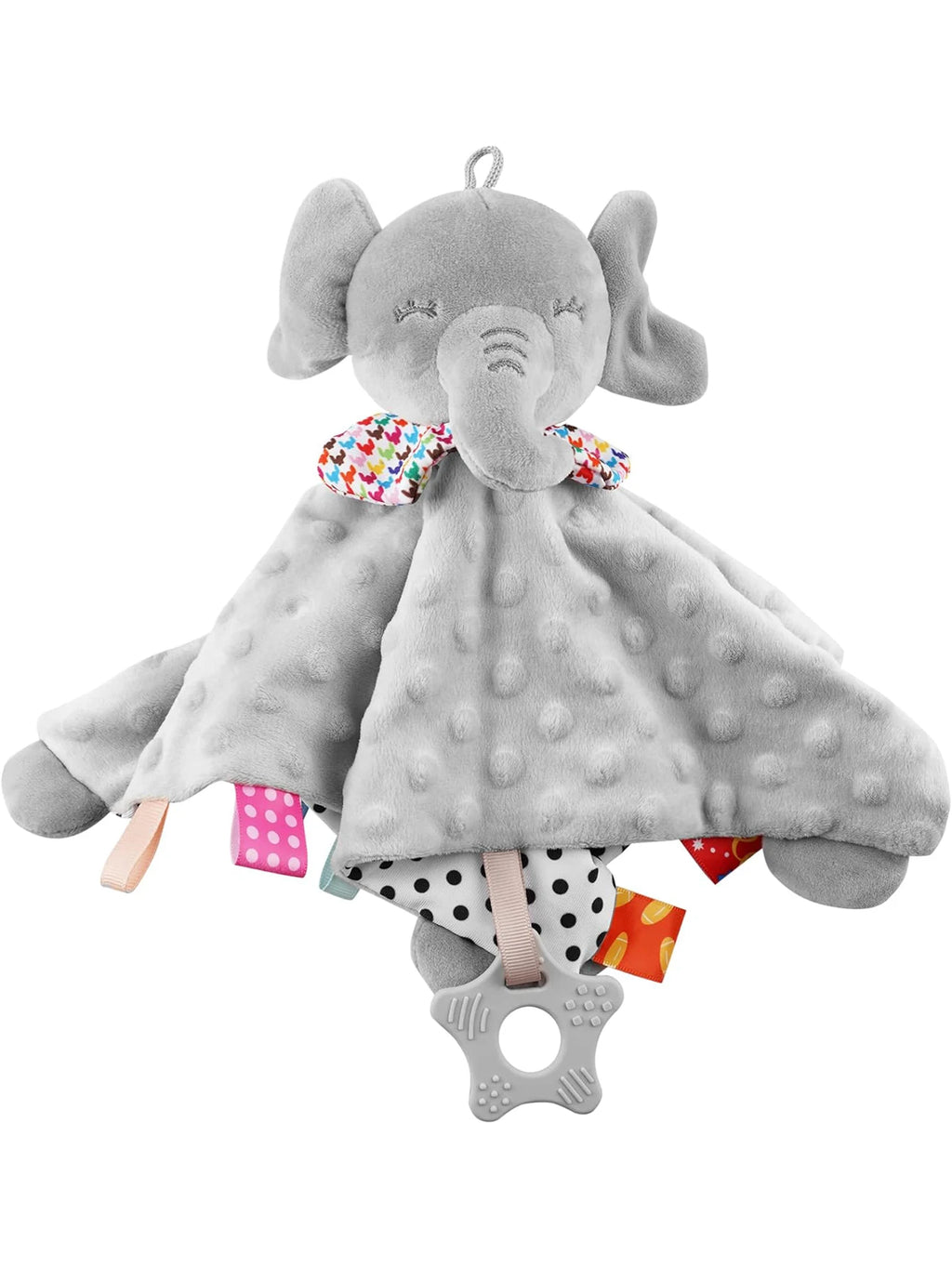 Elephant Baby Comforter Blanket Soft Appease Towel Baby Rattle Animals Toys Soothe Reassure Sleeping Towel Lathe HangingToddler - Pretty & Polished