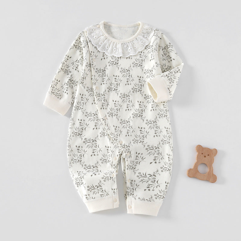 Comfortable Newborn Baby Bodysuit – Stylish Unisex Long Sleeve Onesie for All Seasons - Pretty & Polished