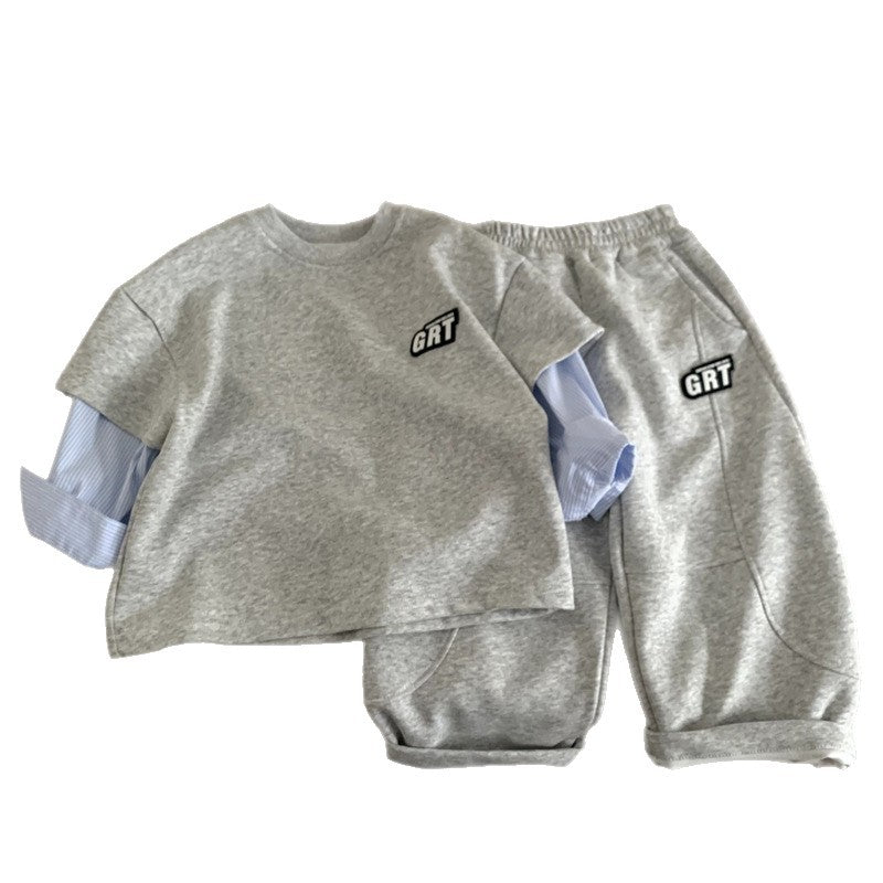Stylish Kids Casual Sportswear Set for Spring and Autumn Adventures - Pretty & Polished