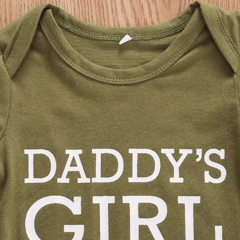 Chic Baby Summer Clothing Set: Camouflage Bodysuit, Pants & Headband