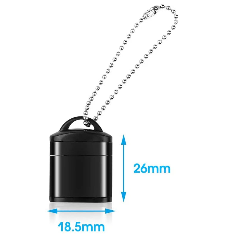 USB 2.0 Micro SD & TF Card Reader – Portable Memory Card Adapter for Laptop & Car Audio