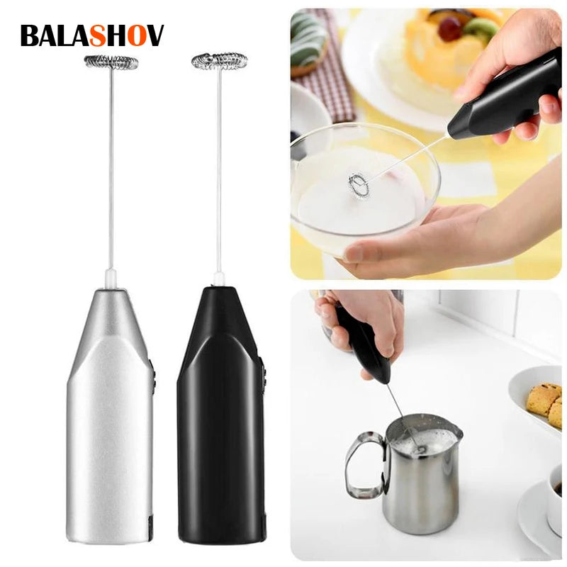 Wireless Electric Milk Foamer & Coffee Whisk – Mini Frother for Cappuccino, Eggs & Cooking