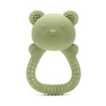 Baby Teether Toy - Cute Bear Shape with Rattle Sound - Soft Silicone, BPA-Free - Soothing Sore Gums for Newborns & Infants - Pretty & Polished