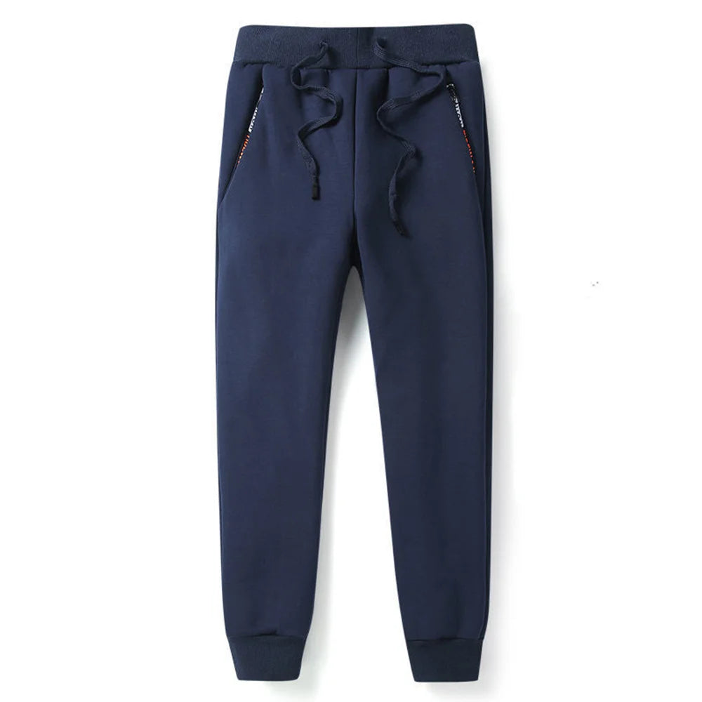 Men's Fur Lined Winter Joggers – Thick Fleece Sweatpants (Up to 8XL)