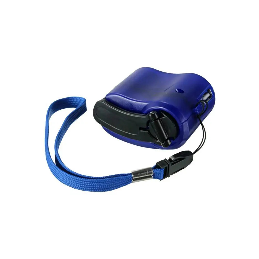 Portable Hand-Crank Emergency Charger – Power Bank & USB Light for Camping