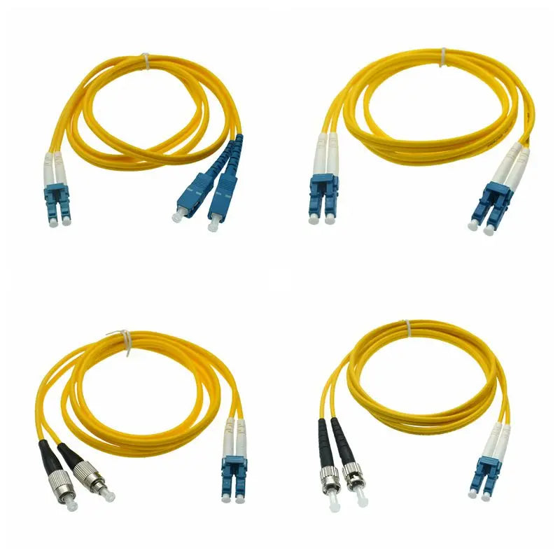 Single Mode Fiber Optic Patch Cable – SC LC ST FC UPC Dual Connector 40M–50M
