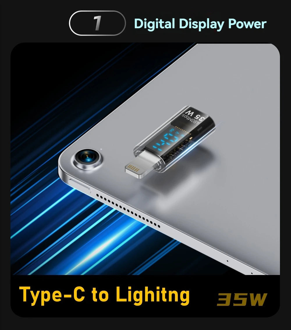 NNBILI USB-C Power Meter Tester – PD 140W LED Display, USB4.0 40Gbps for iPhone & MacBook