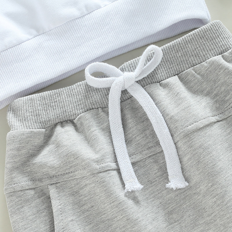 Toddler Boys Autumn Outfit Set - Stylish and Comfortable 2-Piece Set for Little Ones