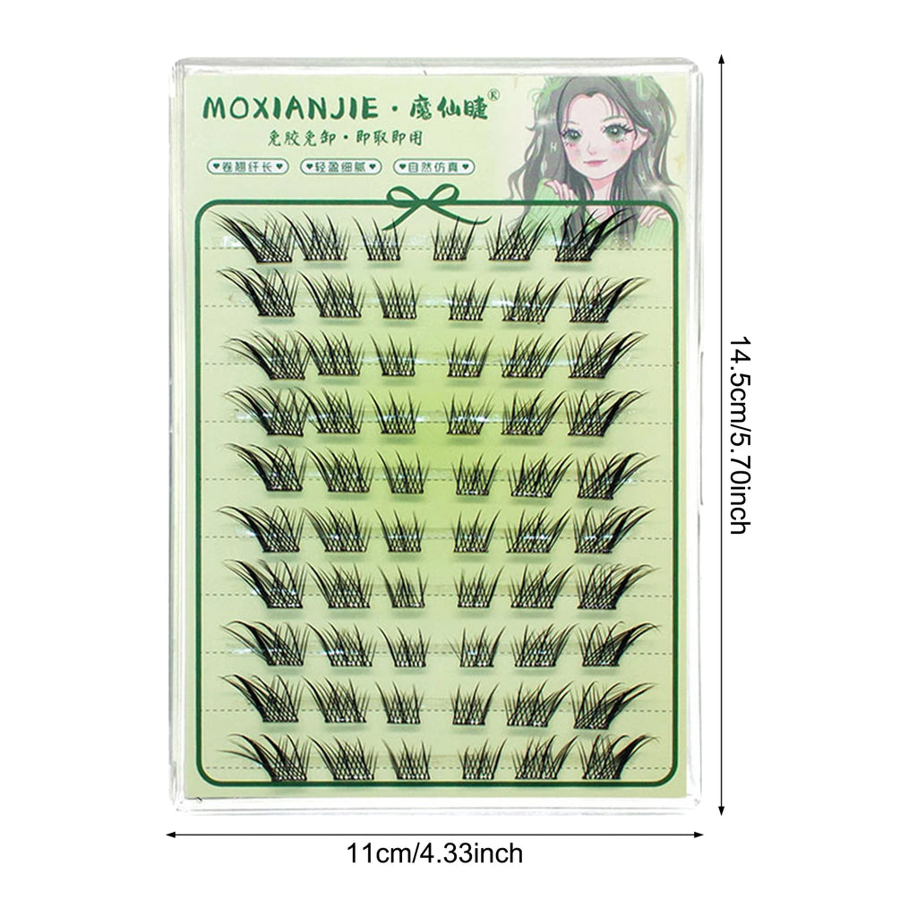 No-Glue Wispy Lash Clusters – DIY Individual Lash Extensions at Home