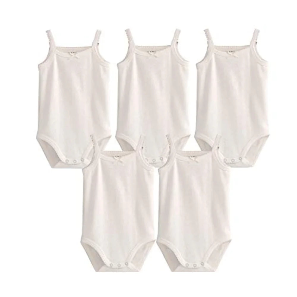 Baby Cotton Sleeveless Rompers - Stylish & Comfortable Organic Cotton Outfits for Your Little One