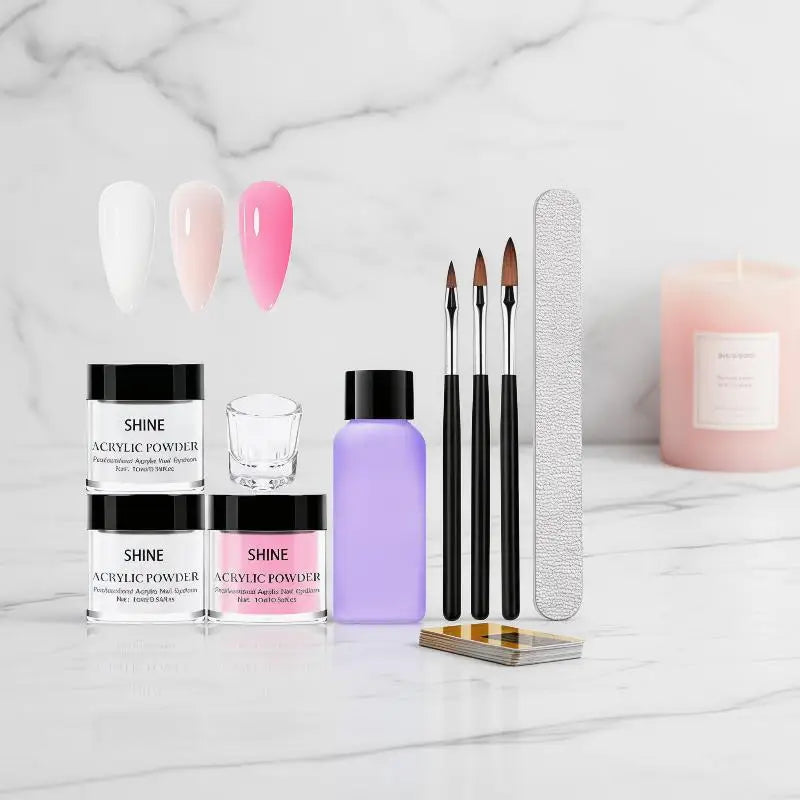 Acrylic Nail Starter Kit – Complete DIY Nail Extension Set for Beginners & Pros