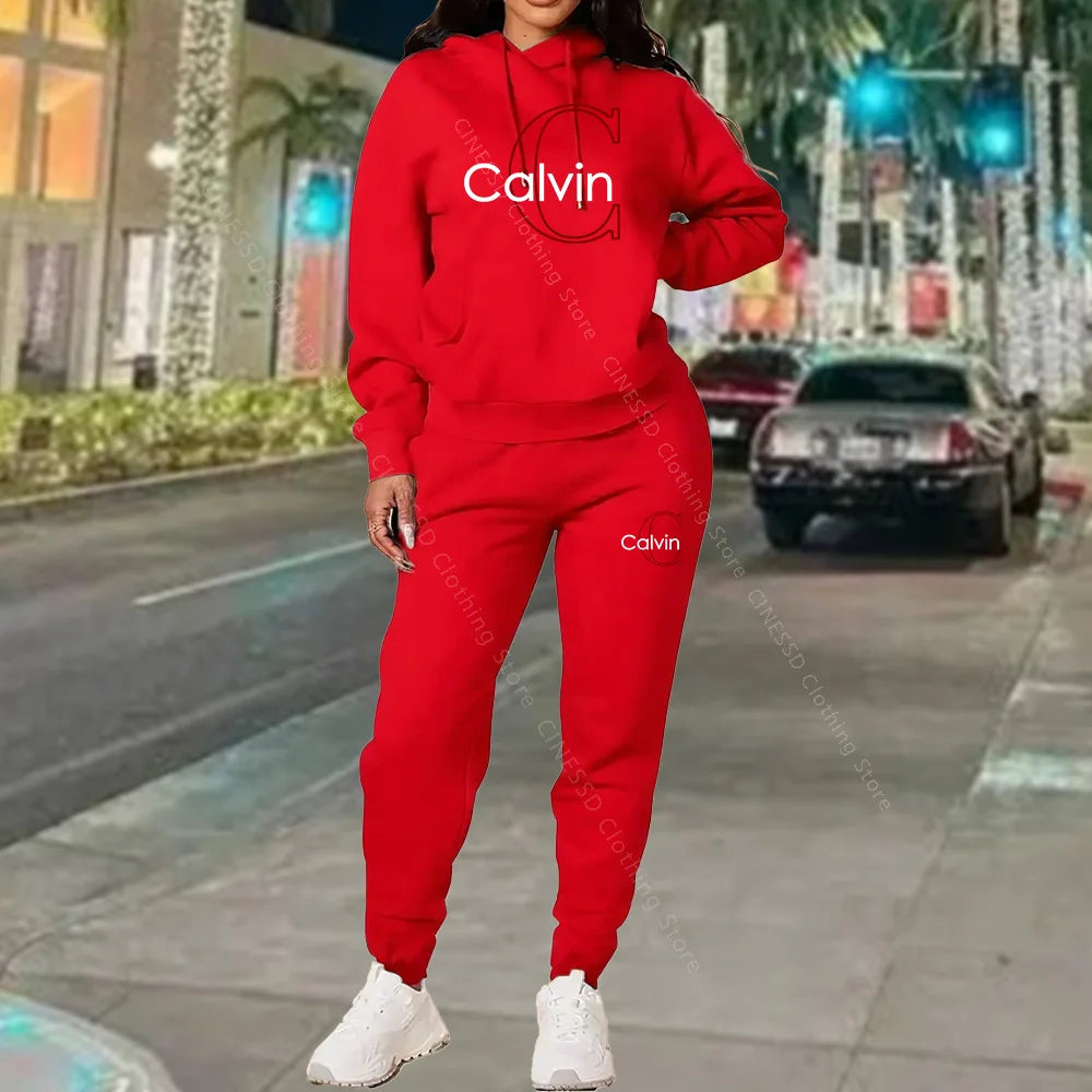 Women's Hoodie & Sweatpants Set – Loose Fit Loungewear Co-ord