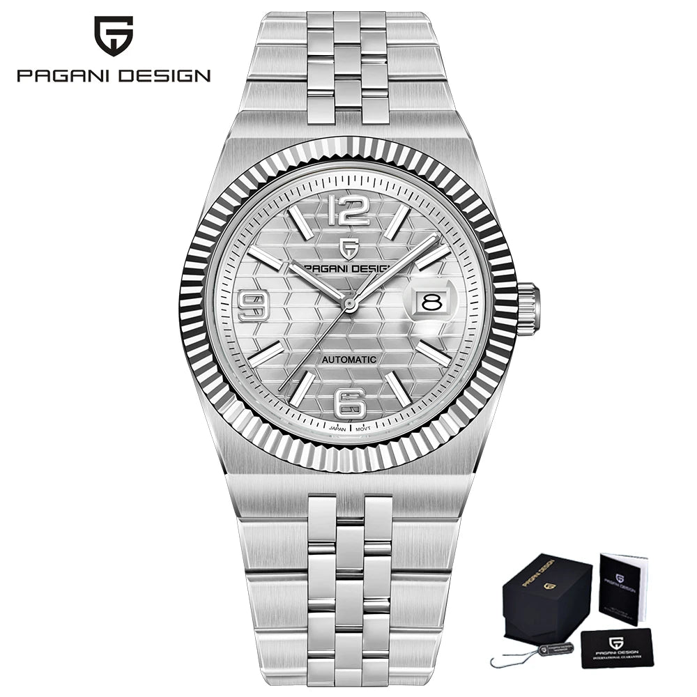 PAGANI DESIGN Men's Honeycomb Dial Automatic Mechanical Watch