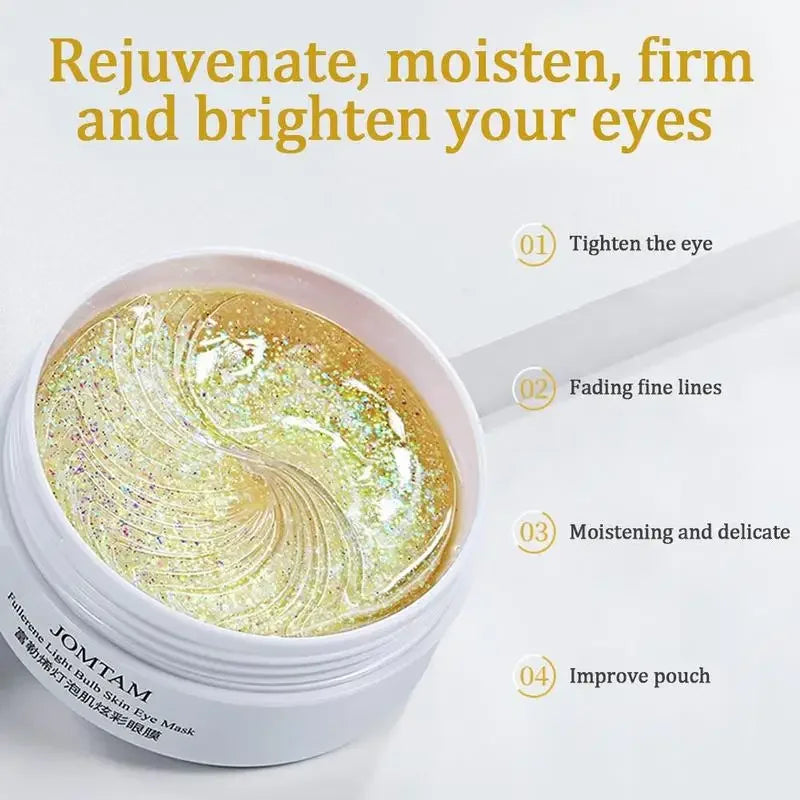 60-Piece Crystal Collagen Eye Masks – Anti-Aging, Dark Circle & Puffiness Treatment