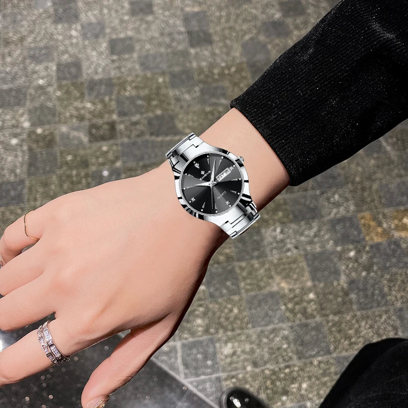 BANGWEI Women's Fashion Quartz Watch – Luminous Weekly Calendar