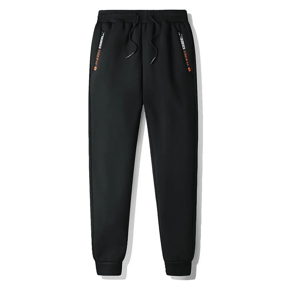 Men's Fur Lined Winter Joggers – Thick Fleece Sweatpants (Up to 8XL)