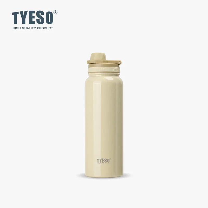 TYESO Insulated Thermos Bottle – Stainless Steel Vacuum Flask for Car, Sports & Travel