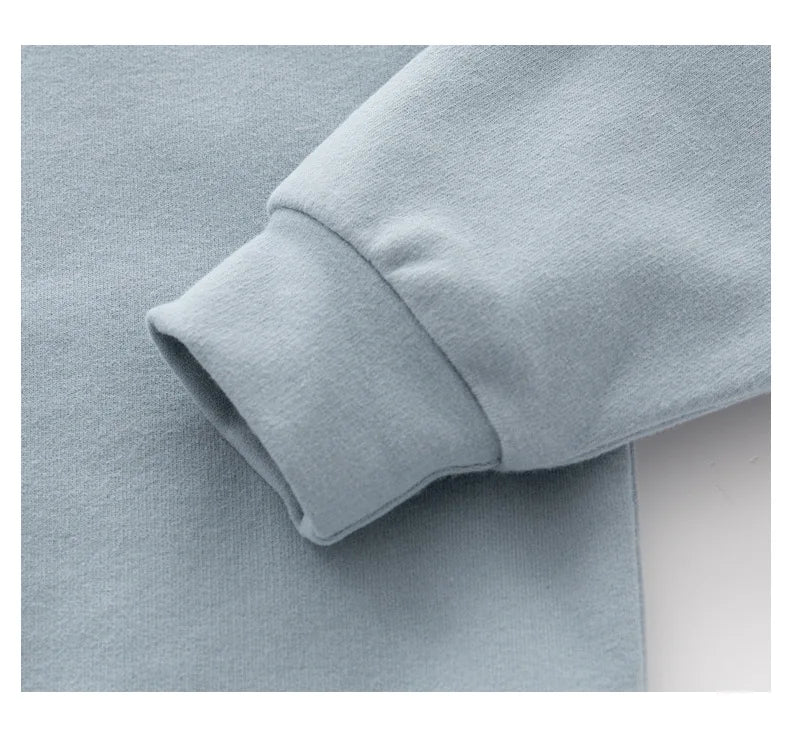 Cute Baby Sweatshirt for Autumn: Cozy Cotton Pullover Hoodie for Newborns