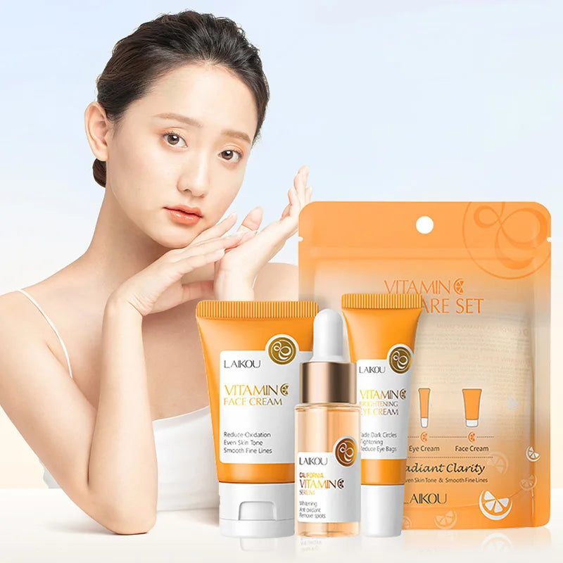 3-Piece Skin Care Set – Cleanse, Tone & Moisturize Daily Routine Kit