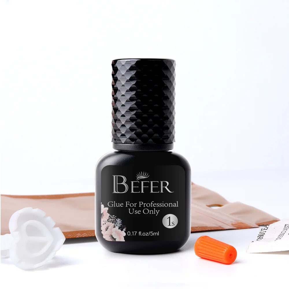 Fast-Drying Lash Extension Glue – Strong Hold Adhesive for Individual & Cluster Lashes