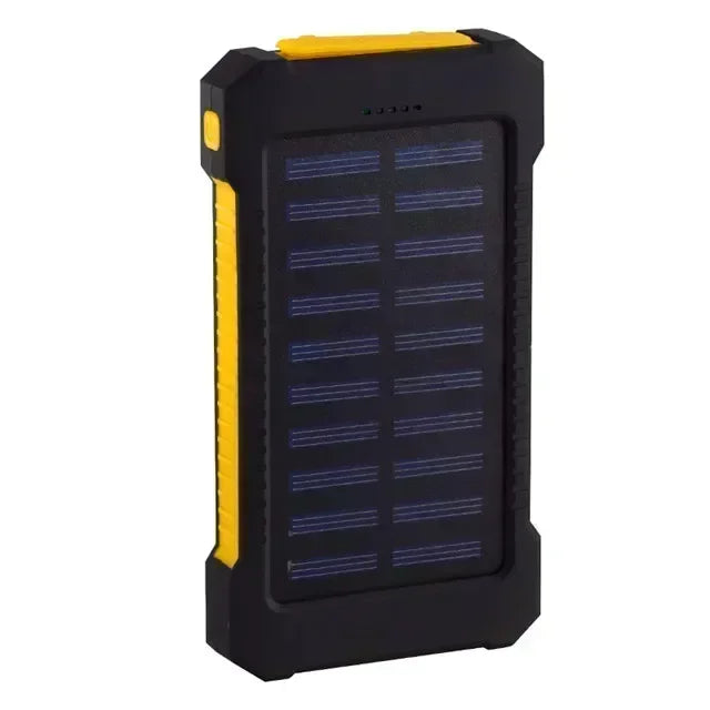 Portable Solar Power Bank 200000mAh – Waterproof with SOS Flashlight for iPhone & Xiaomi