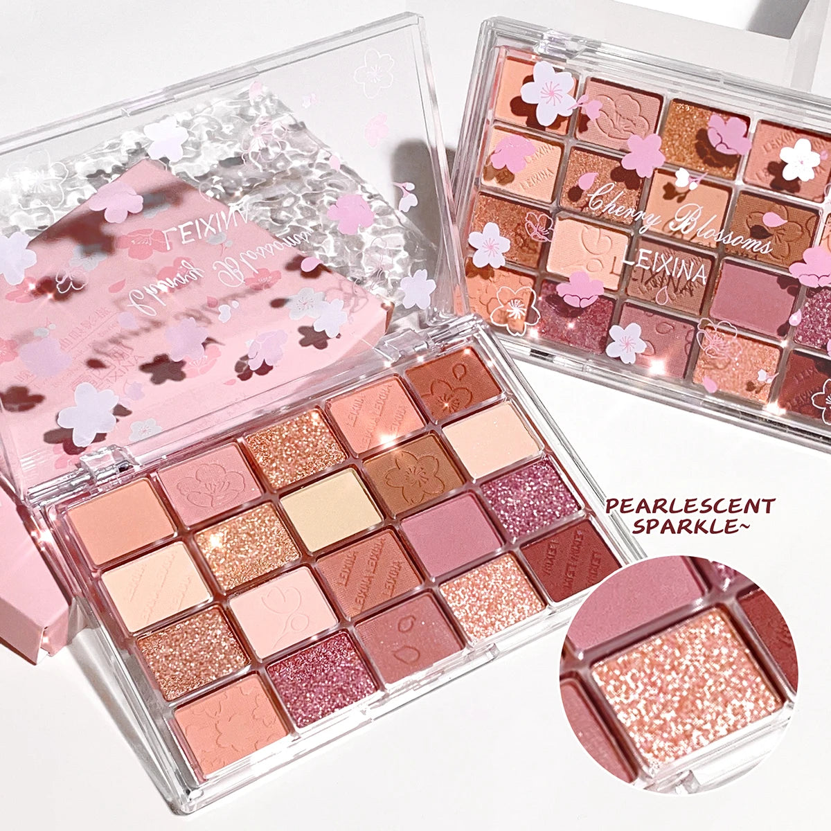 20-Color Eyeshadow Palette – Glitter, Shimmer & Matte Finishes for Every Look