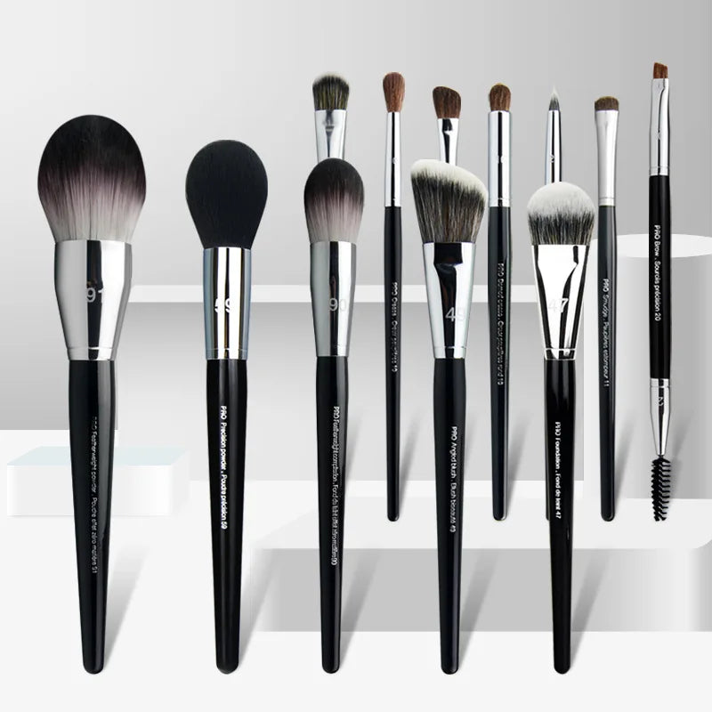 Foundation Brush Set – Flat, Blending & Kabuki Brushes for Flawless Coverage