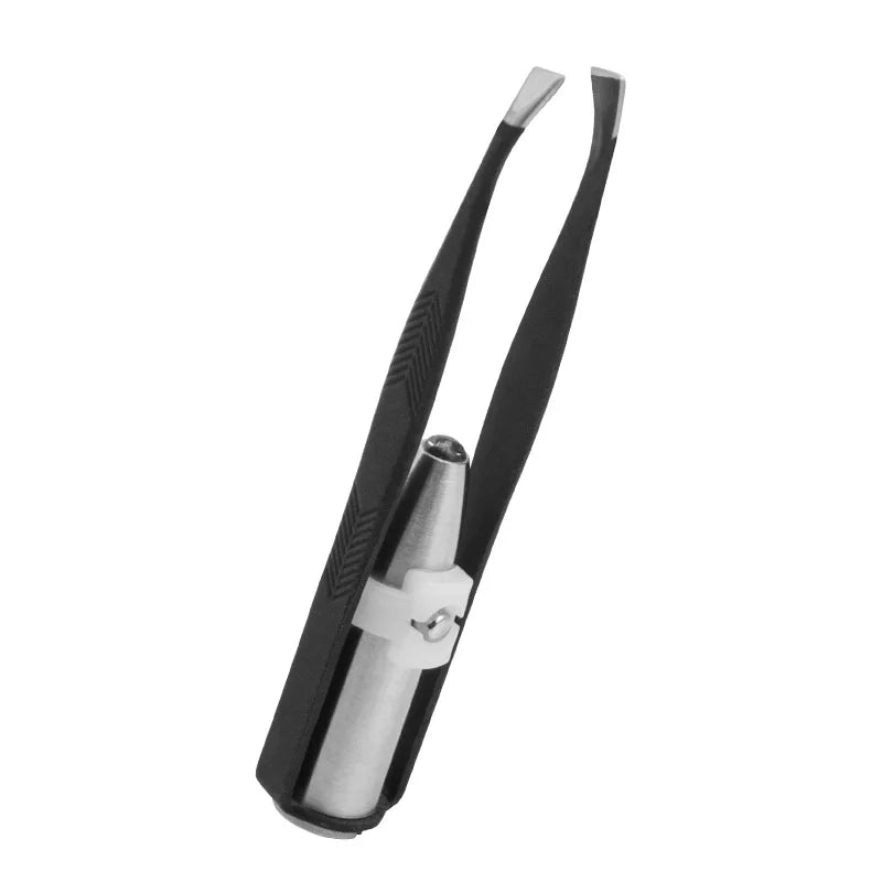 LED Light Eyebrow Tweezer