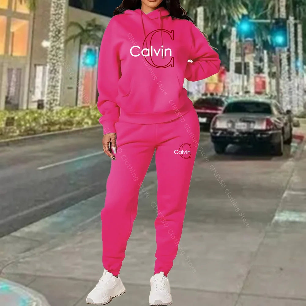 Women's Hoodie & Sweatpants Set – Loose Fit Loungewear Co-ord