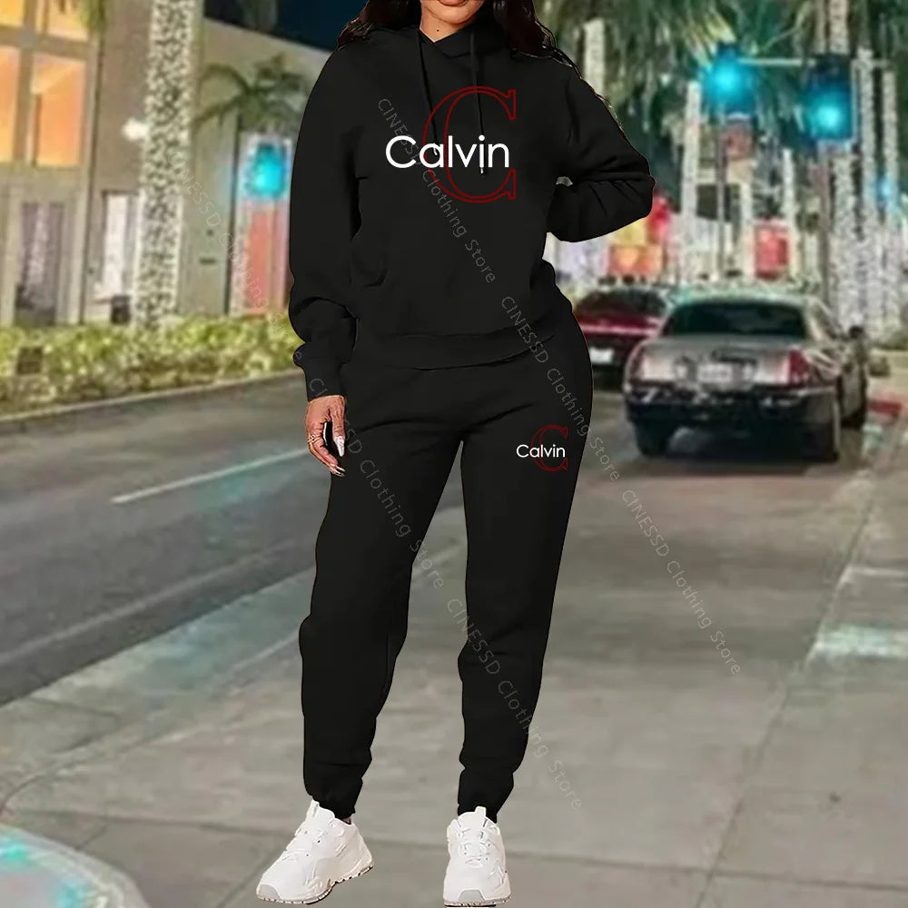 Women's Hoodie & Sweatpants Set – Loose Fit Loungewear Co-ord