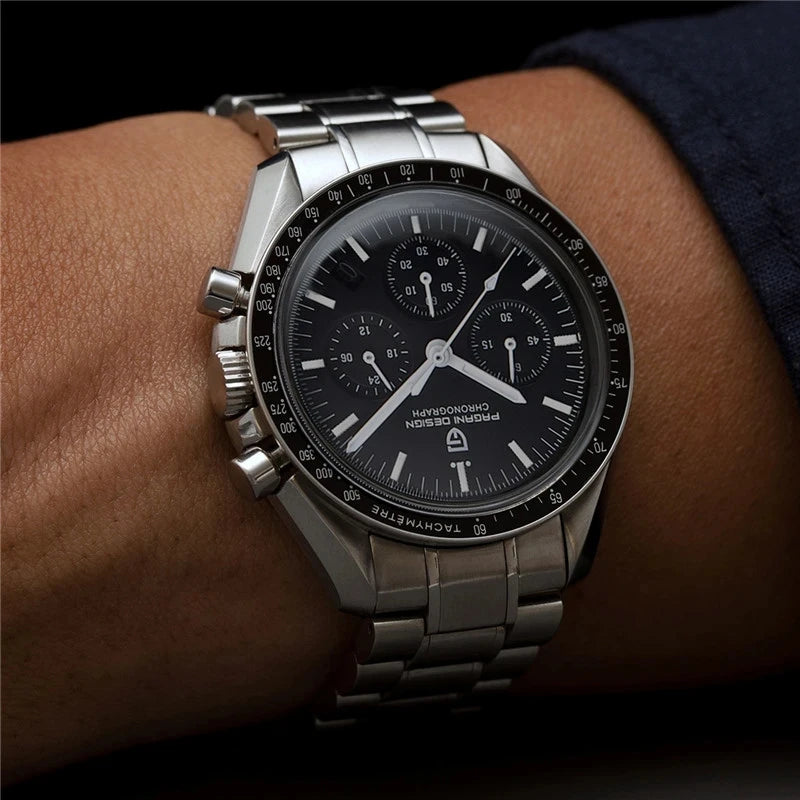 PAGANI DESIGN PD-1701 Men's Chronograph Quartz Watch – AR Sapphire Mirror