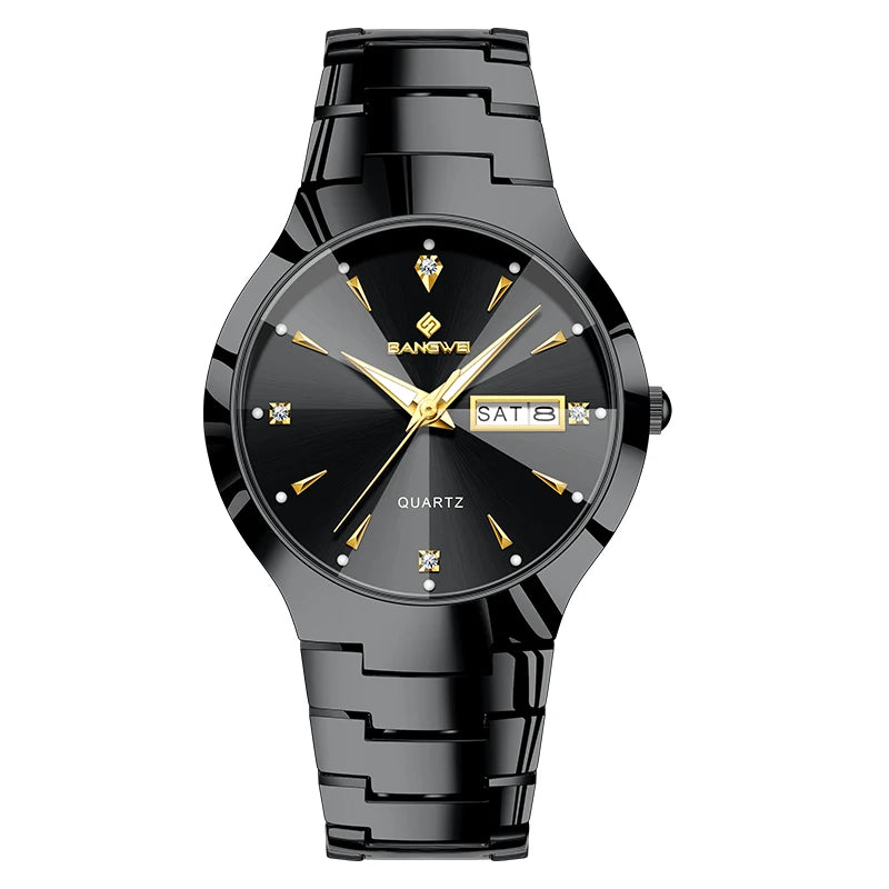 BANGWEI Women's Fashion Quartz Watch – Luminous Weekly Calendar
