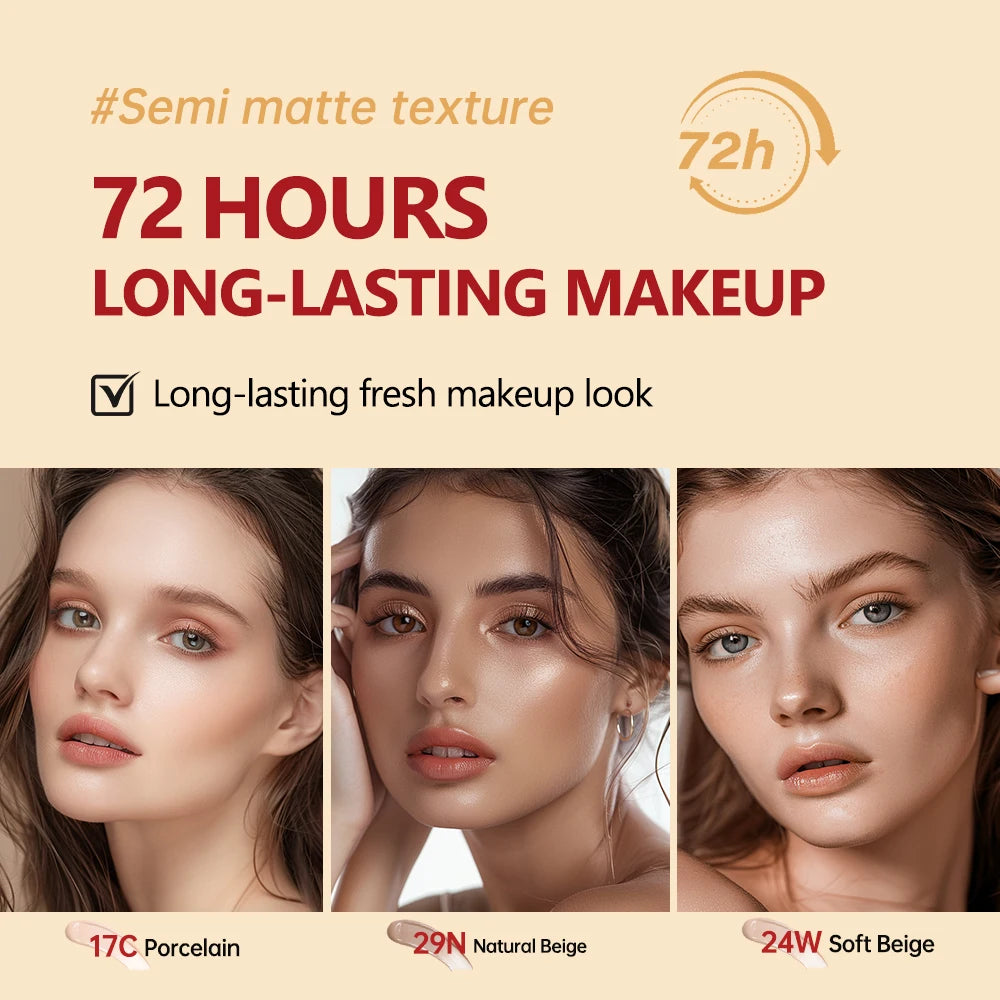 Sunscreen Cushion Foundation – SPF Protection with Buildable Full Coverage Finish
