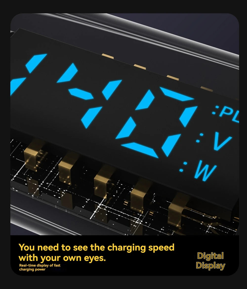 NNBILI USB-C Power Meter Tester – PD 140W LED Display, USB4.0 40Gbps for iPhone & MacBook
