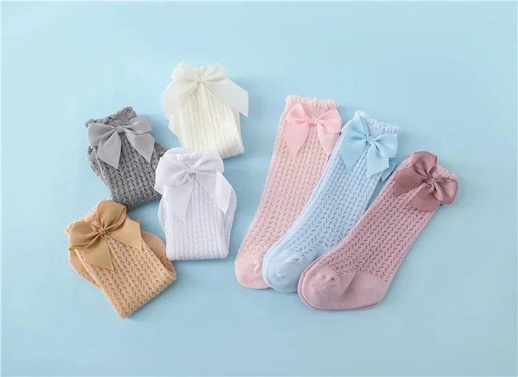 Charming Baby Girl Lace Knee Socks - Comfort and Style for Every Summer Adventure