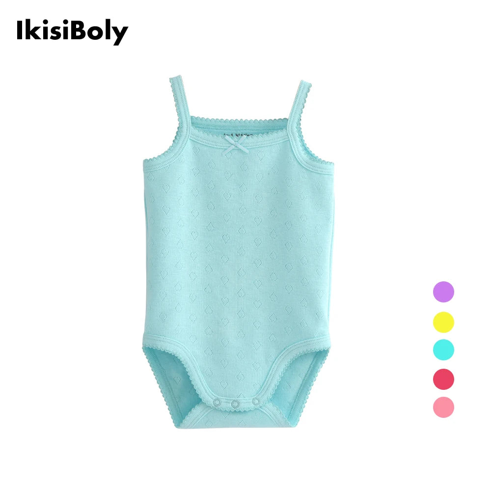 Baby Cotton Sleeveless Rompers - Stylish & Comfortable Organic Cotton Outfits for Your Little One
