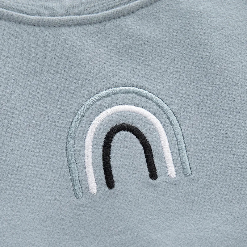 Cute Baby Sweatshirt for Autumn: Cozy Cotton Pullover Hoodie for Newborns
