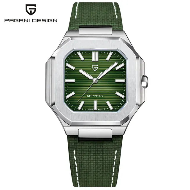 PAGANI DESIGN Men's Sapphire Glass Quartz Watch