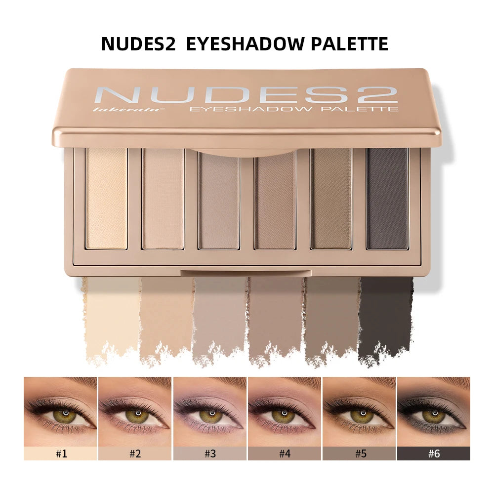 6-Color Matte Eyeshadow Palette