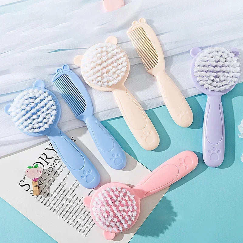 Gentle Baby Hair Removal Brush – The Ultimate Shampoo Brush for Newborns and Infants Aged 0-3 Years - Pretty & Polished