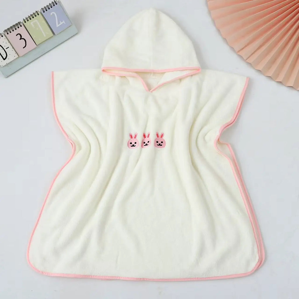Hooded Baby Bath Towel: Soft Coral Velvet Animal Wrap for Cozy Comfort - Pretty & Polished