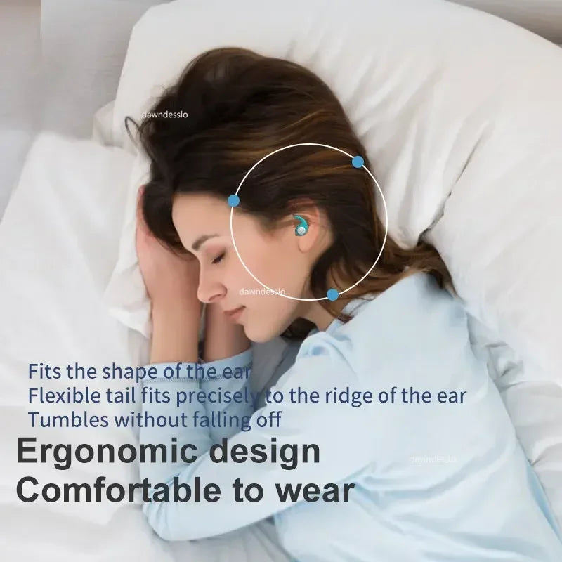 Silicone Noise Cancelling Earplugs – 3-Layer Waterproof Mute Plugs for Sleep & Swimming