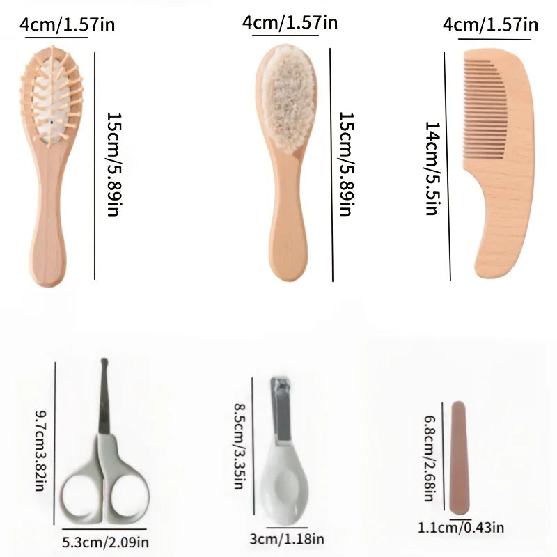 Essential Baby Care Set: Gentle Grooming for Your Newborn - Pretty & Polished